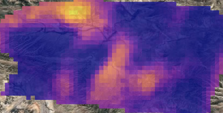 MethaneSAT Emissions Images Uintah Basin
